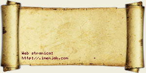 Hana Blaževac vizit kartica